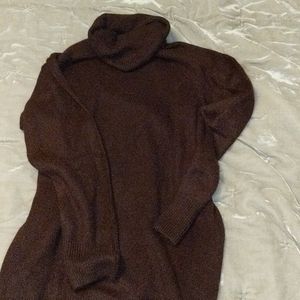 Turtleneck sweater dress